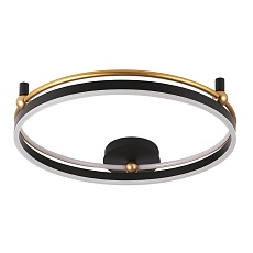 Потолочный светодиодный светильник Crystal Lux Fernando PL72W Led Black/Gold 5