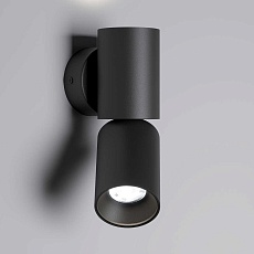 Настенный светодиодный светильник Elektrostandard Deep 40126/LED черный a062926 1