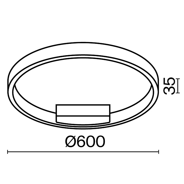 Потолочный светодиодный светильник Maytoni Rim MOD058CL-L35BK Фото № 2