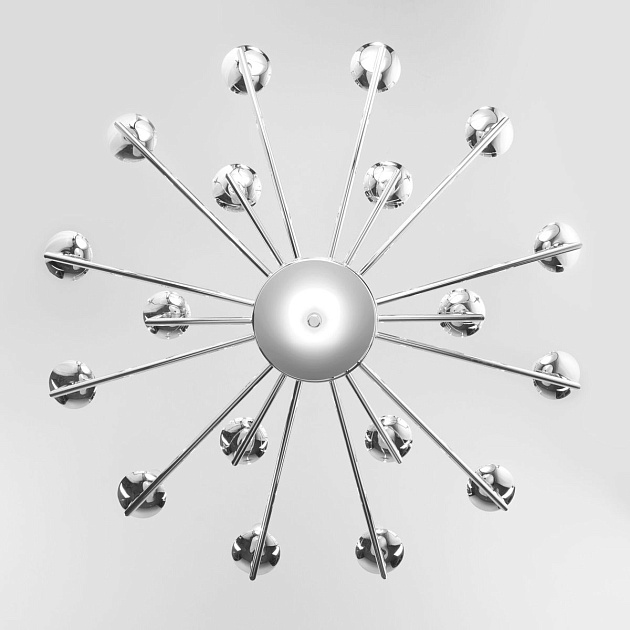 Подвесная люстра Eurosvet Cariso 60150/18 хром изображение 4 Подвесная люстра Eurosvet Cariso 60150/18 хром Фото № 4