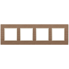 Рамка 4-постовая ЭРА Elegance 14-5304-07 Б0034584 1