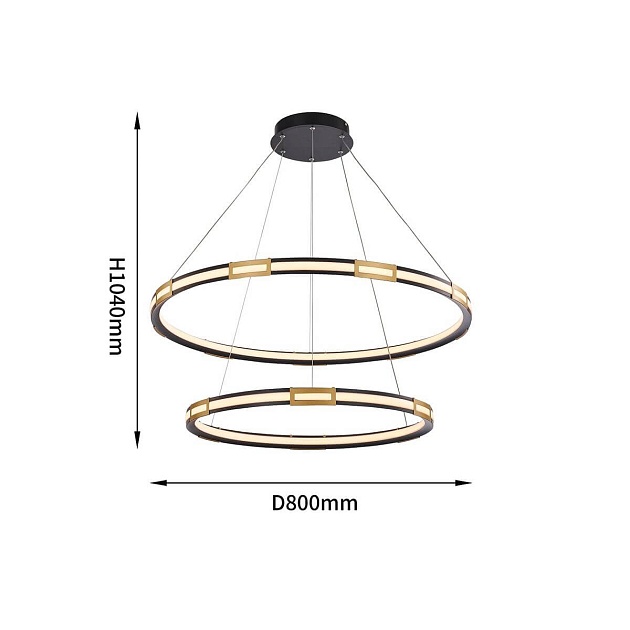 Подвесной светодиодный светильник Favourite Rota 4131-2P Фото № 2