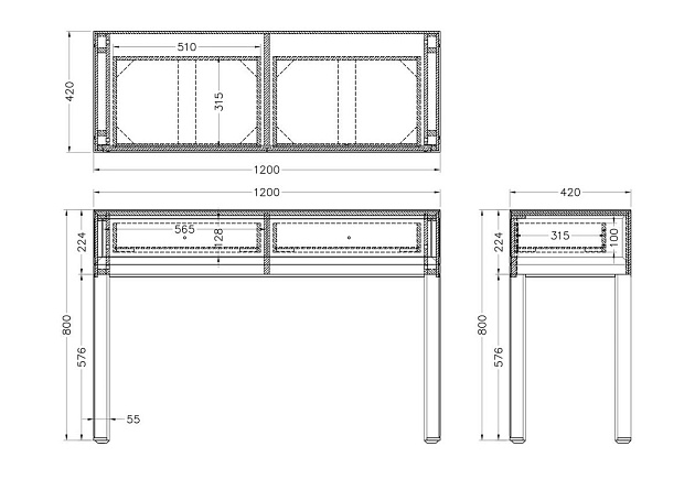 Консоль Garda Decor KFG038 Фото № 2