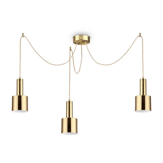 Подвесная люстра Ideal Lux Holly SP3 Ottone Satinato 231600 Фото № 1