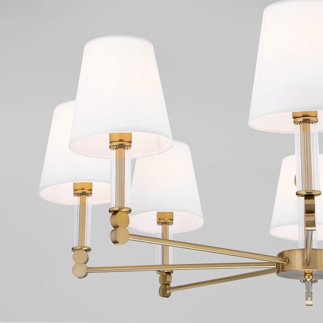 Потолочная люстра Eurosvet 60145/8 латунь изображение 3 Потолочная люстра Eurosvet 60145/8 латунь Фото № 3