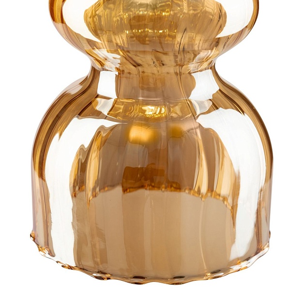 Подвесной светильник Crystal Lux Iris SP1 A Amber изображение 4 Подвесной светильник Crystal Lux Iris SP1 A Amber Фото № 4