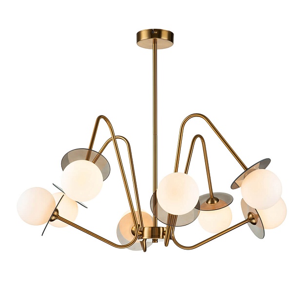 Подвесная люстра Indigo Jazz 11020/8R Brass V000166 изображение 1 Подвесная люстра Indigo Jazz 11020/8R Brass V000166 Фото № 1