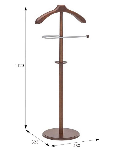 Костюмная вешалка Мебелик В 25Н 002233 Фото № 3