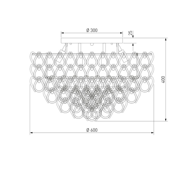 Потолочный светильник Bogates Cappio 380/8 Smart Фото № 2