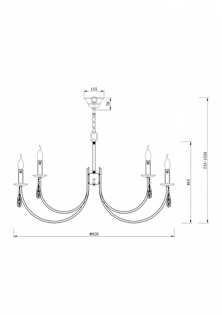 Подвесная люстра Freya Forte FR1006PL-12N Фото № 2