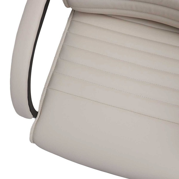 Офисный стул AksHome Augusto кремовый + черный 87591 Фото № 3