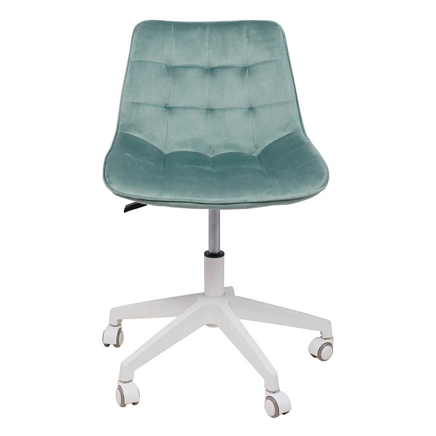 Поворотное кресло AksHome Carolyn велюр, мятный 91958 Фото № 18