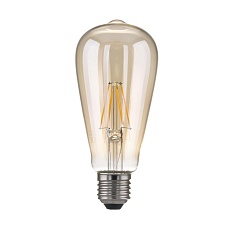 Лампа светодиодная филаментная Elektrostandard E27 6W 3300K прозрачная a048279 1