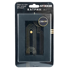 Рамка 2-местная Stekker Катрин черный матовый GFR00-7012-05М 49605 4