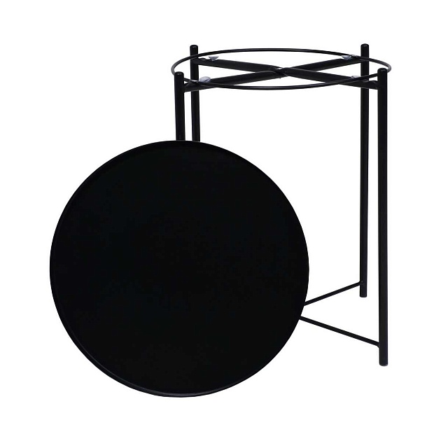 Журнальный стол AksHome Trick черный, d 420*520 91082 изображение 5 Журнальный стол AksHome Trick черный, d 420*520 91082 Фото № 5