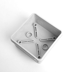 Коробка разветвительная 2х компонентная HF EBX40-38-67, 100*100*50мм, 8 вводов, IP67, серая (GE42455) 2