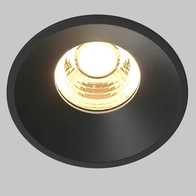 Встраиваемый светильник Maytoni Technical Downlight Round DL058-7W2.7K-B изображение 10 Встраиваемый светильник Maytoni Technical Downlight Round DL058-7W2.7K-B Фото № 10