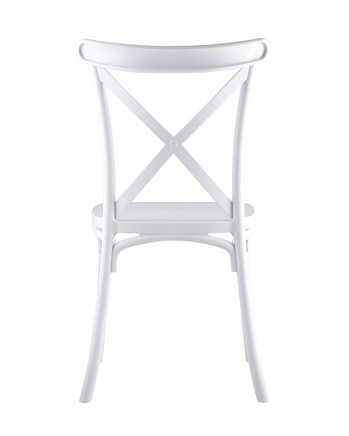 Кухонный стул Stool Group Кроссбэк пластиковый белый Y030 white Фото № 5