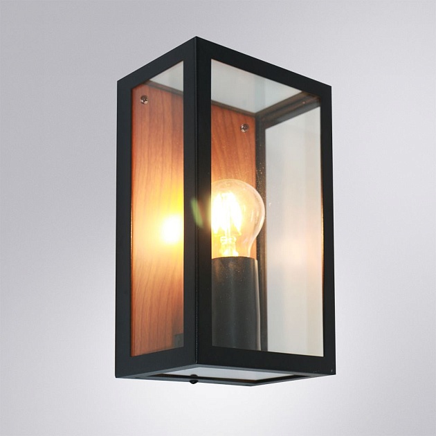 Уличный настенный светильник Arte Lamp Belfast A4569AL-1BR Фото № 2