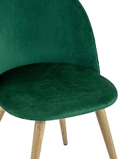 Кухонный стул Stool Group Лион велюр с ромбами зеленый DC-69030A HLR-56 1
