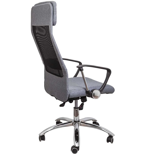 Кресло руководителя AksHome Ergo серый, сетка 69799 Фото № 4
