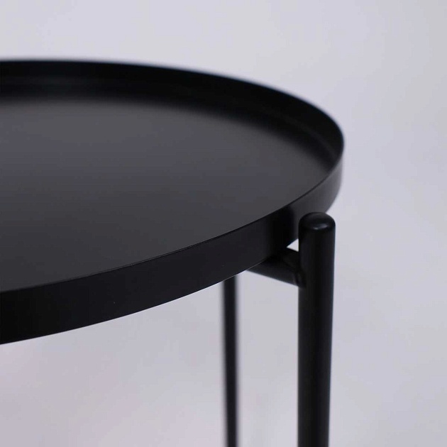 Журнальный стол AksHome Trick черный, d 420*520 91082 изображение 2 Журнальный стол AksHome Trick черный, d 420*520 91082 Фото № 2