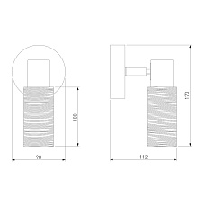 Спот Eurosvet 20043/1 сатин-никель 1