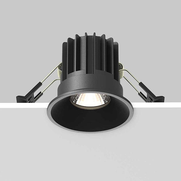 Встраиваемый светодиодный светильник Maytoni Round DL058-7W4K-B Фото № 3