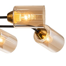 Потолочная люстра Escada Vertigo 1131/6P Black/Gold 2