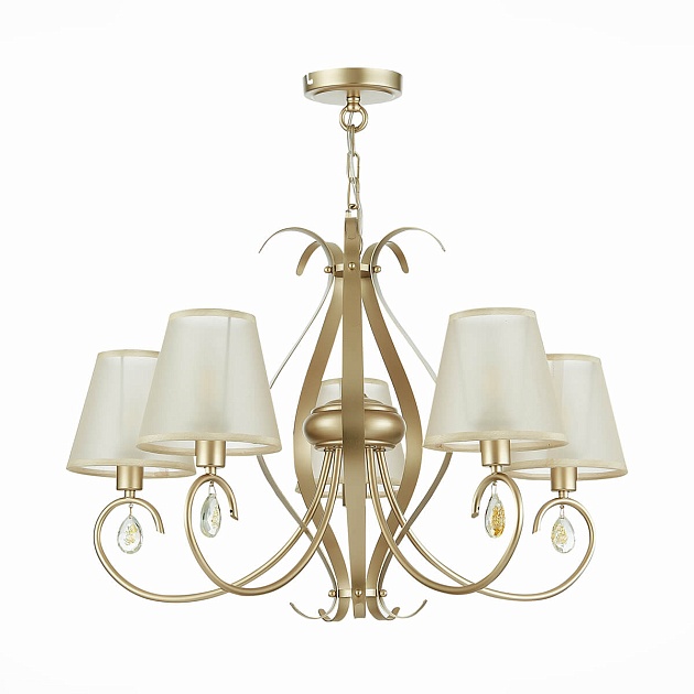 Подвесная люстра Evoluce Foggia SLE111403-05 изображение 2 Подвесная люстра Evoluce Foggia SLE111403-05 Фото № 2