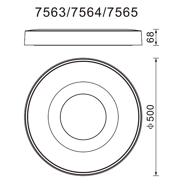 Потолочный светодиодный светильник Mantra Coin 7563 Фото № 2