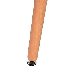 Стол обеденный DOBRIN SERRA WIDE (ножки светлый бук, столешница белая) 04-TD-LMZL SERRA WIDE 3