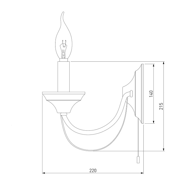 Бра Eurosvet Lazzaro 60098/2 хром Фото № 4