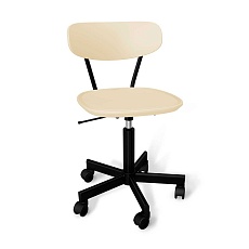 Детское кресло Sheffilton SHT-ST85-2/S121М бежевый/черный муар 4236788701