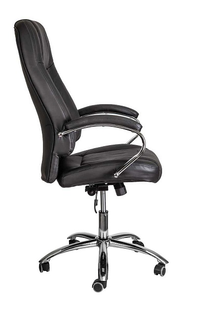 Кресло руководителя AksHome King чёрный, натуральная кожа 64406 Фото № 5