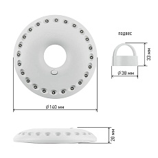 Кемпинговый светодиодный фонарь ЭРА от батареек 20x140 150 лм K24 Б0032282 4