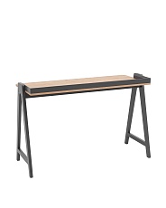 Письменный стол Stool Group Pyramid 118*53 светлое дерево/серый УТ000036013 4