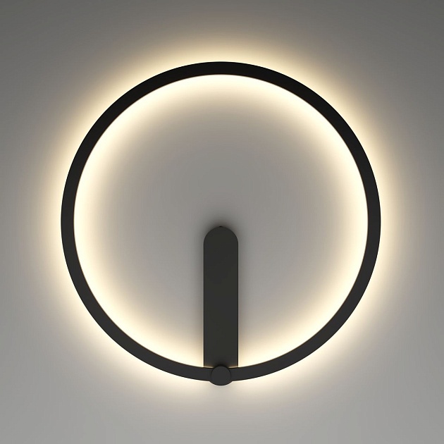 Настенный светодиодный светильник Denkirs Round DK5035-BK Фото № 6