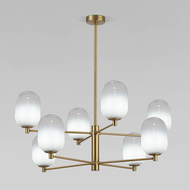 Подвесная люстра Eurosvet Loona 60161/8 латунь изображение 1 Подвесная люстра Eurosvet Loona 60161/8 латунь Фото № 1