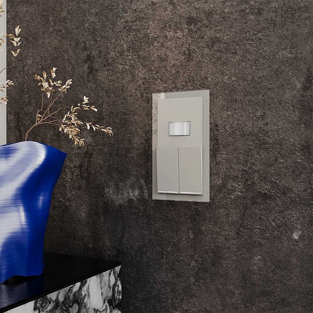 Датчик движения встраиваемый Voltum S70, (сталь) VLS070505 Фото № 2