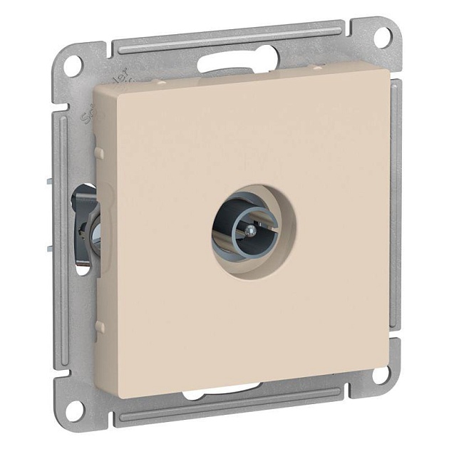 ТВ-розетка Systeme Electric AtlasDesign бежевая ATN000293 Фото № 1