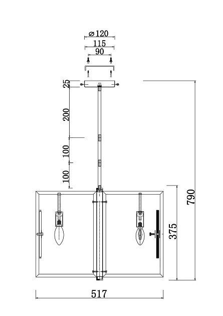 Подвесная люстра Maytoni Marmo MOD099PL-06G Фото № 5