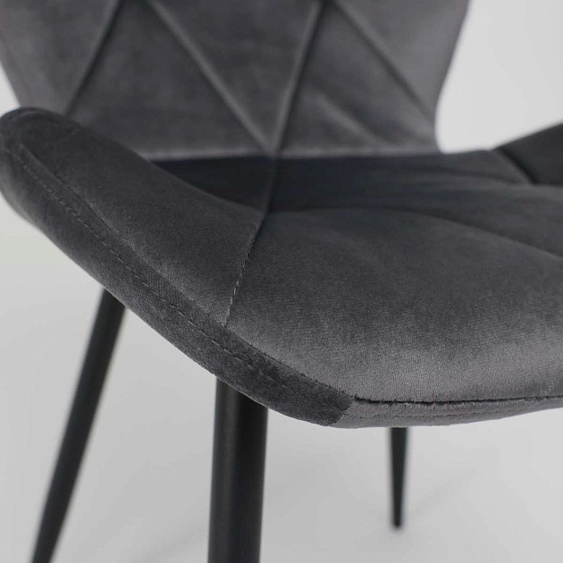 Кухонный стул AksHome Congo темно-серый, велюр 90024 Фото № 6