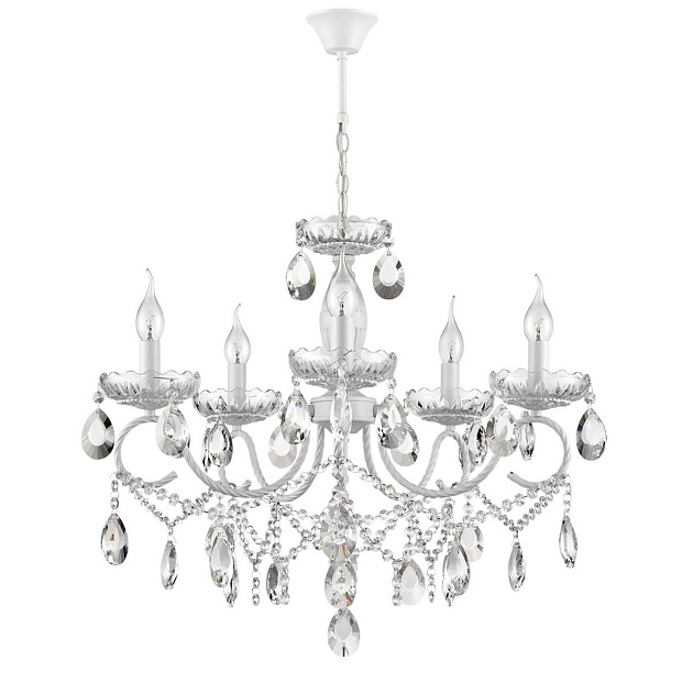 Подвесная люстра Lumion Classi Snow 8189/5 изображение 1 Подвесная люстра Lumion Classi Snow 8189/5 Фото № 1
