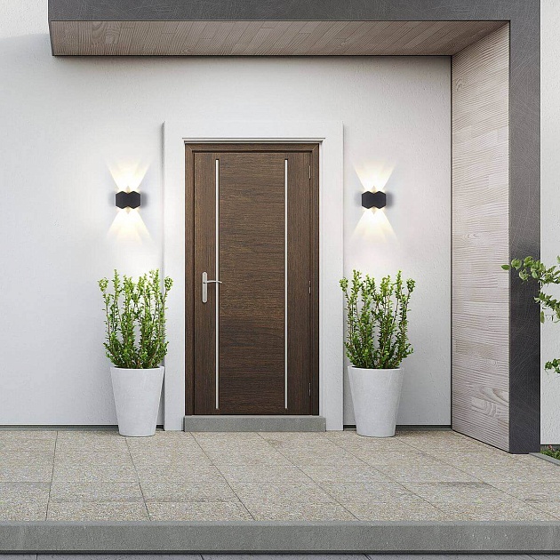 Уличный настенный светодиодный светильник Escada 30004W/01Led Фото № 4