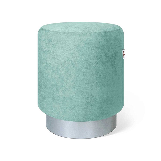 Пуф Sheffilton SHT-B8 нежная мята/хром лак 2052751103 изображение 1 Пуф Sheffilton SHT-B8 нежная мята/хром лак 2052751103 Фото № 1