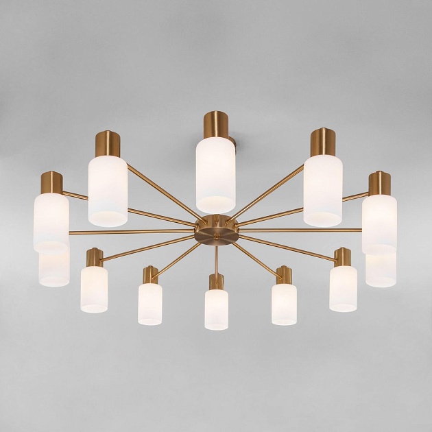 Потолочная люстра Eurosvet Vegga 70160/12 латунь Smart Фото № 6