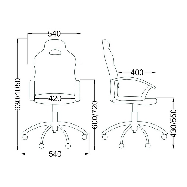 Игровое кресло AksHome Race серый, экокожа 62969 изображение 2 Игровое кресло AksHome Race серый, экокожа 62969 Фото № 2