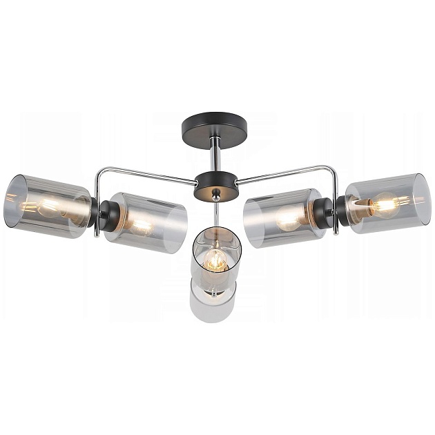 Потолочная люстра Illumico IL8249-6COU-79 BK CR изображение 1 Потолочная люстра Illumico IL8249-6COU-79 BK CR Фото № 1