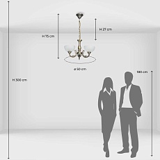 Подвесная люстра MW-Light Олимп 318011103 1